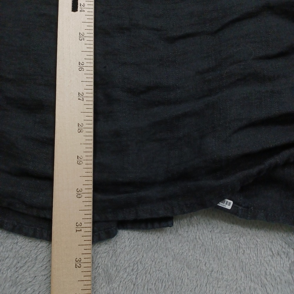 Tommy Bahama Shirt Mens 2XL Black Button Up Linen Preppy Long Sleeve Casual - Picture 7 of 8